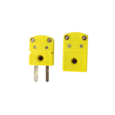 Glass Filled Nylon K Type Thermocouple Connector With Wire Clip