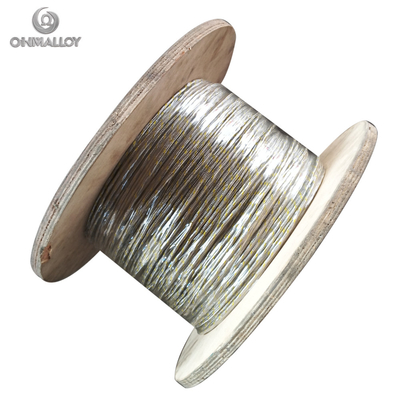 Loại J Fe CuNi45 Thermocouple Wire đường kính 0,193mm phù hợp với cảm biến nhiệt độ cao